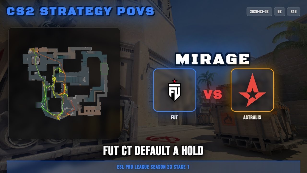 FUT CT Default A Hold vs Astralis - Mirage - ESL Pro League Season 23 Stage 1