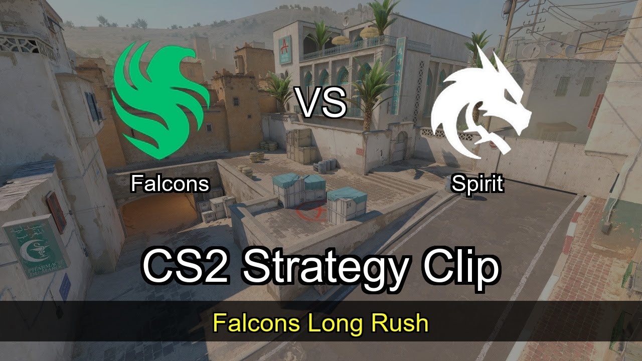 Falcons Long Rush vs Spirit - Dust2 - IEM Chengdu 2025