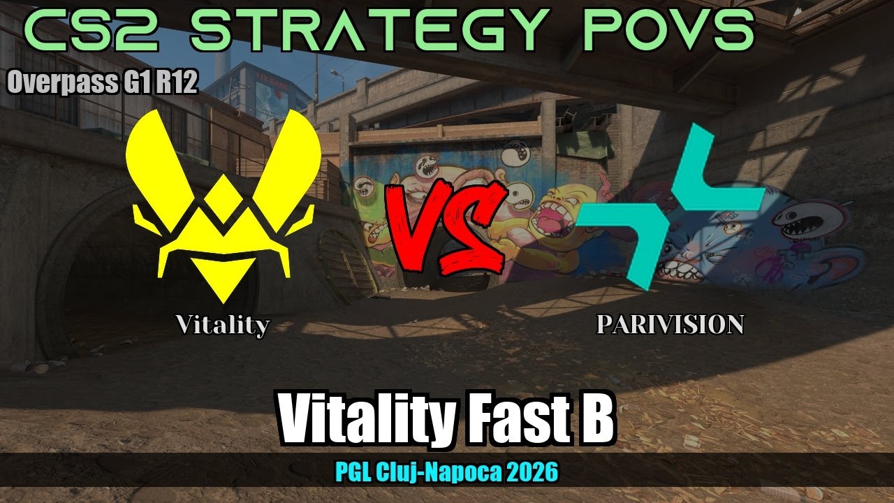 Vitality Fast B, rotation A vs PARIVISION - Overpass - PGL Cluj-Napoca 2026