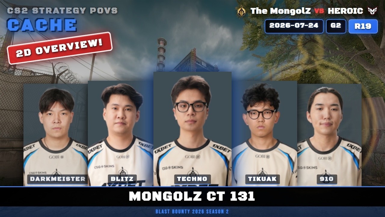 MongolZ CT 131 vs HEROIC - Cache - BLAST Bounty 2026 Season 2