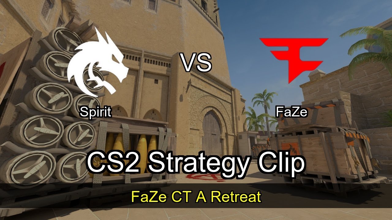 FaZe CT A Retreat vs Spirit - Mirage - ESL Pro League Season 22