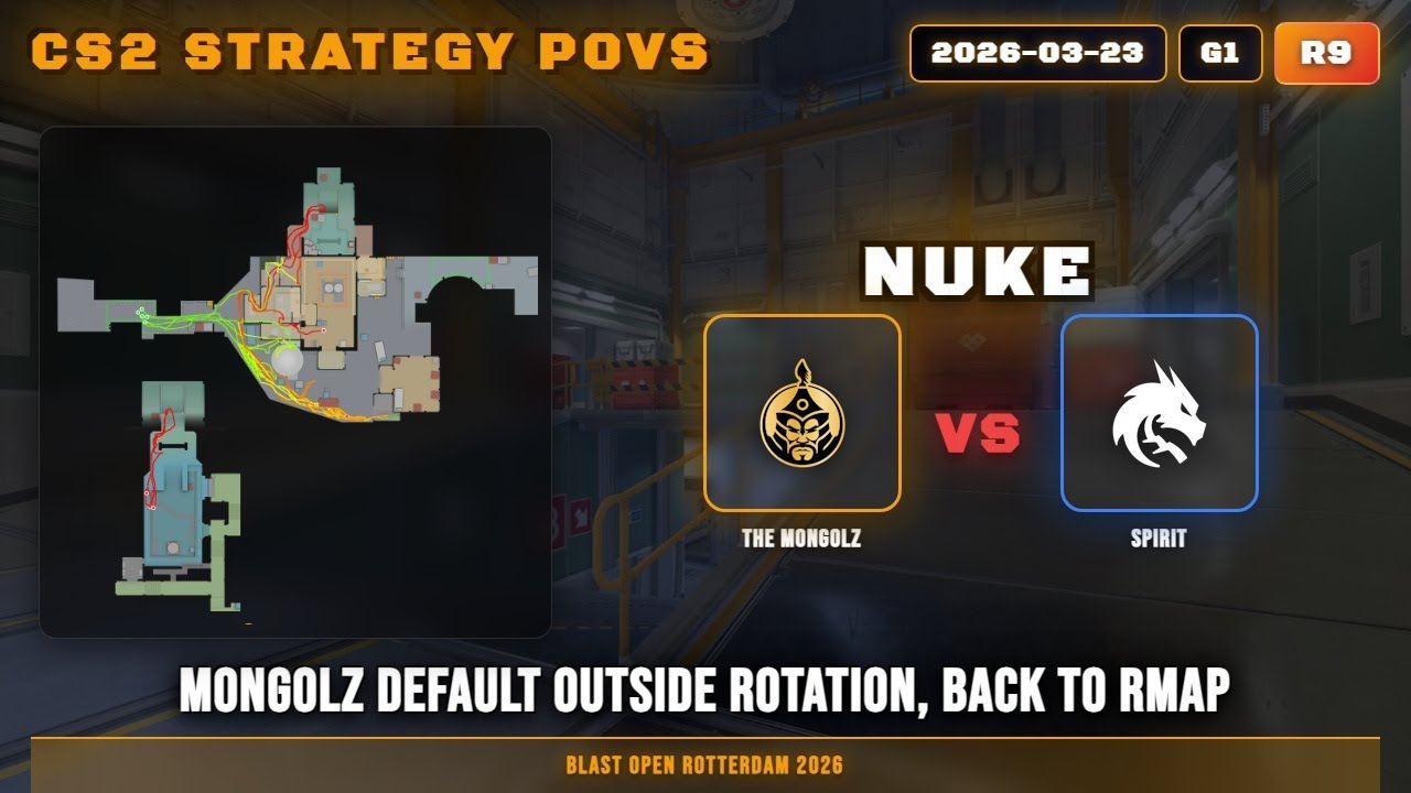 MongolZ Default Outside Rotation, back to rmap vs The MongolZ - Nuke - BLAST Open Rotterdam 2026