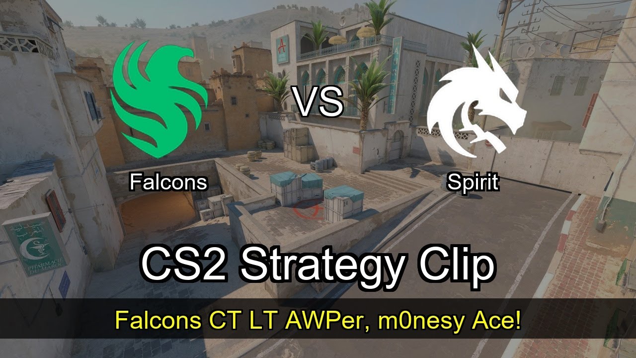Falcons CT LT AWPer, m0nesy Ace! vs Spirit - Dust2 - IEM Chengdu 2025