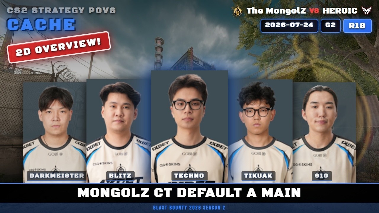 MongolZ CT Default A Main vs HEROIC - Cache - BLAST Bounty 2026 Season 2