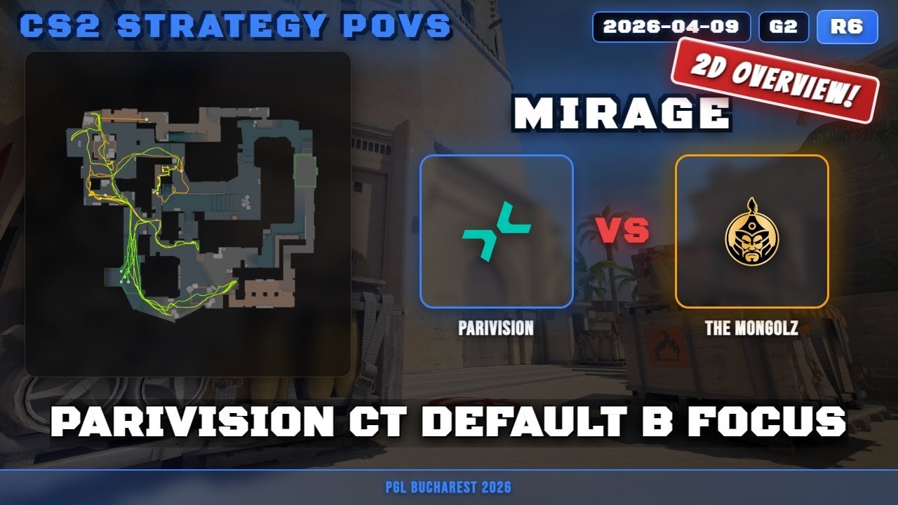 Parivision CT Default B Focus vs The MongolZ - Mirage - PGL Bucharest 2026