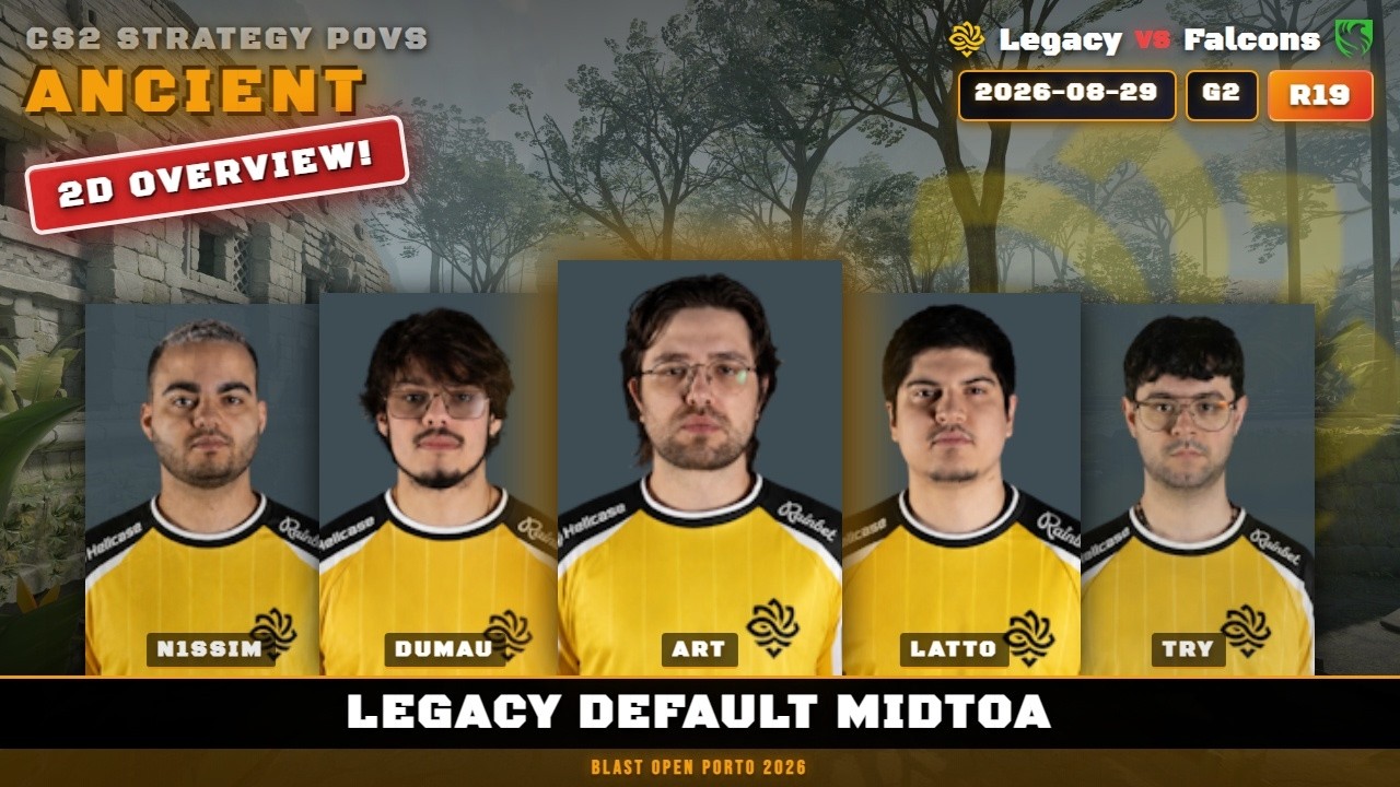 Legacy Default MidToA vs Falcons - Ancient - BLAST Open Porto 2026