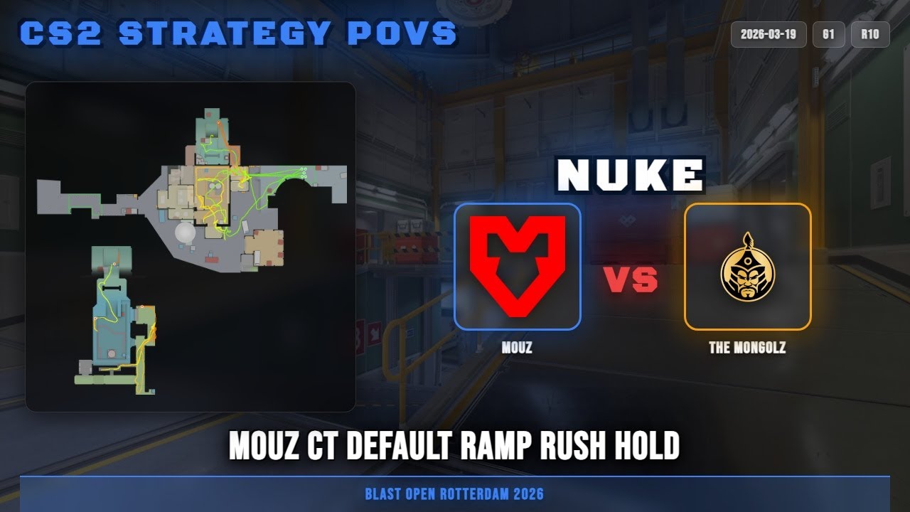 MOUZ CT Default Ramp Rush Hold vs The MongolZ - Nuke - BLAST Open Rotterdam 2026