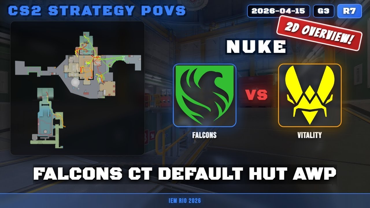 Falcons CT Default Hut AWP vs Vitality - Nuke - IEM Rio 2026