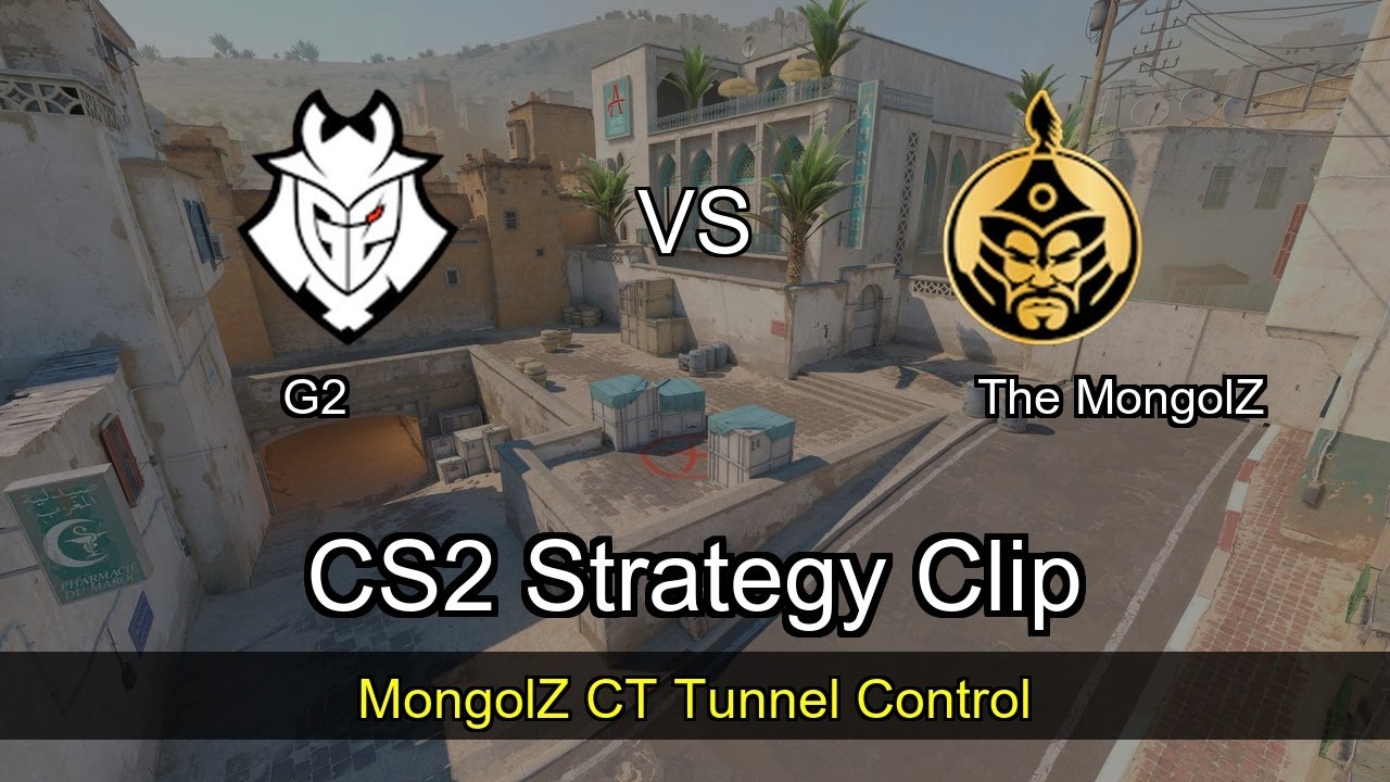 MongolZ CT Tunnel Control vs G2 - Dust2 - FISSURE Playground 2