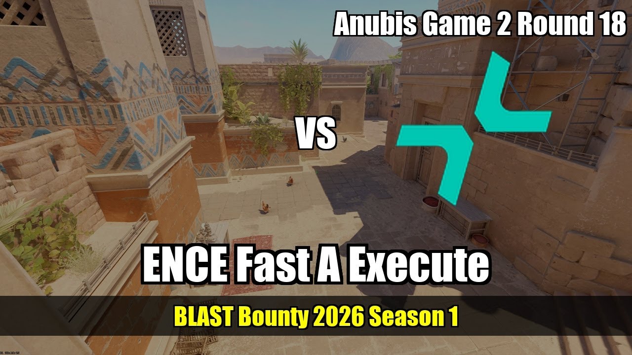 ENCE Fast A Execute vs PARIVISION - Anubis - BLAST Bounty 2026 Season 1