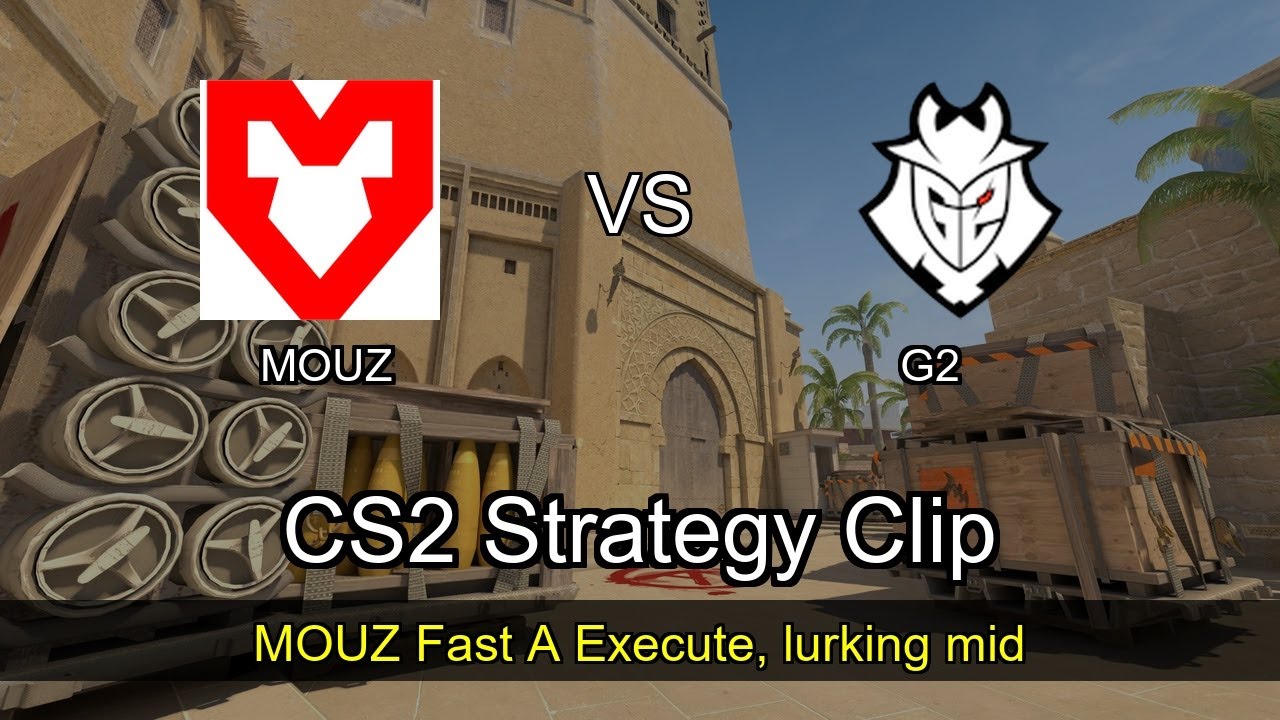 MOUZ Fast A Execute, lurking mid vs G2 - Mirage - BLAST Open London 2025