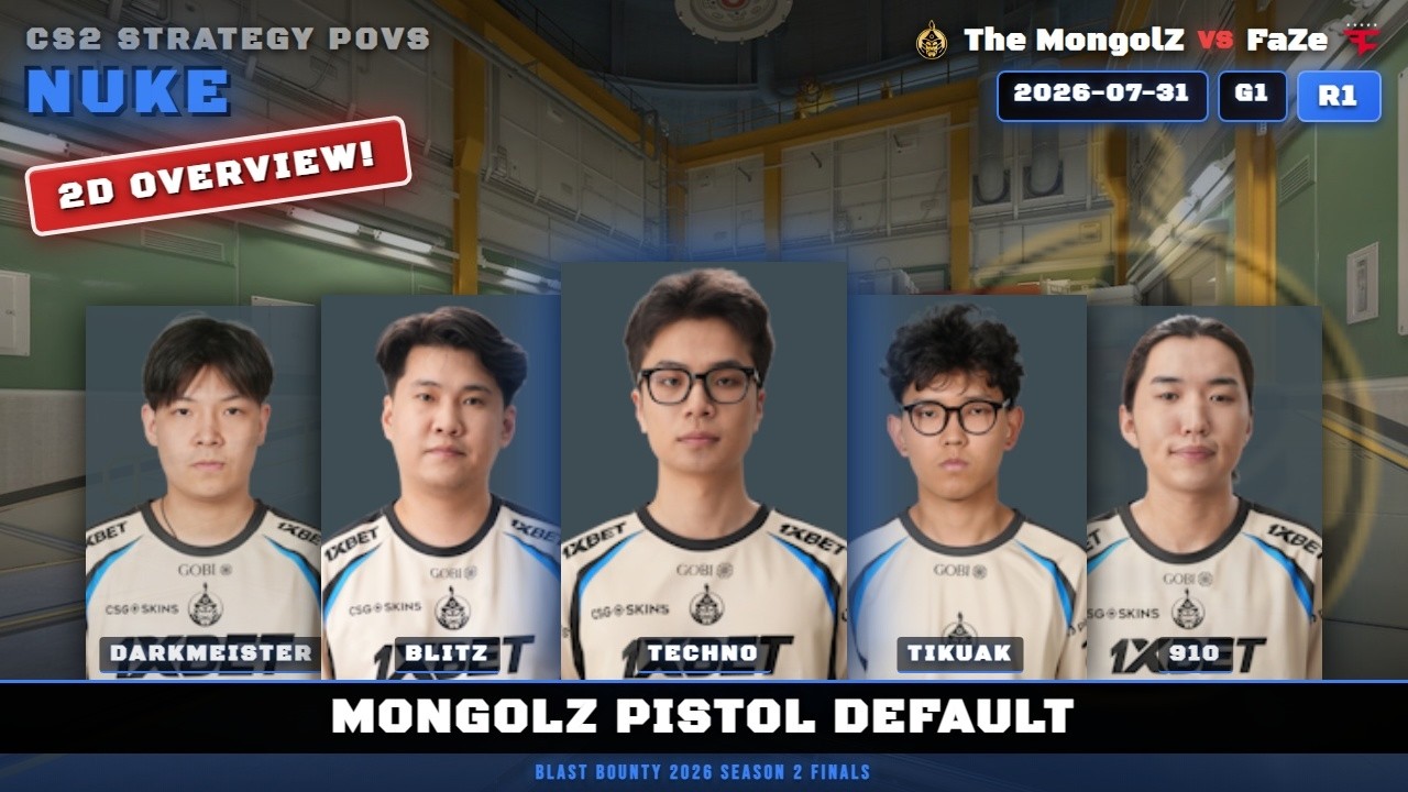 MongolZ Pistol Default vs FaZe - Nuke - BLAST Bounty 2026 Season 2 Finals