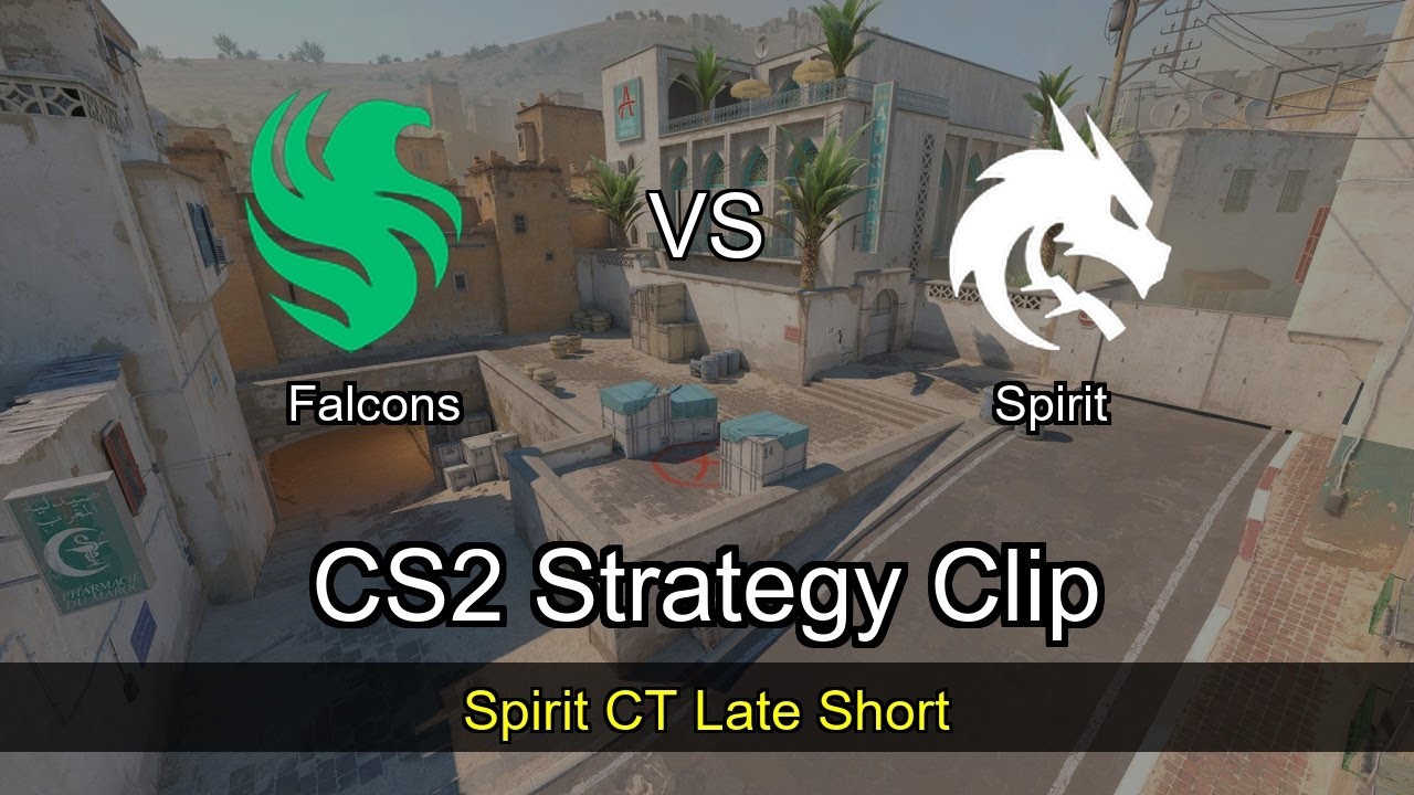 Spirit CT Late Short vs Falcons - Dust2 - IEM Chengdu 2025