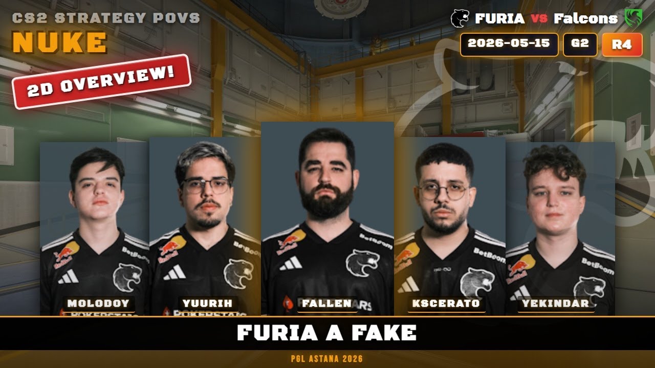 FURIA A Fake vs Falcons - Nuke - PGL Astana 2026