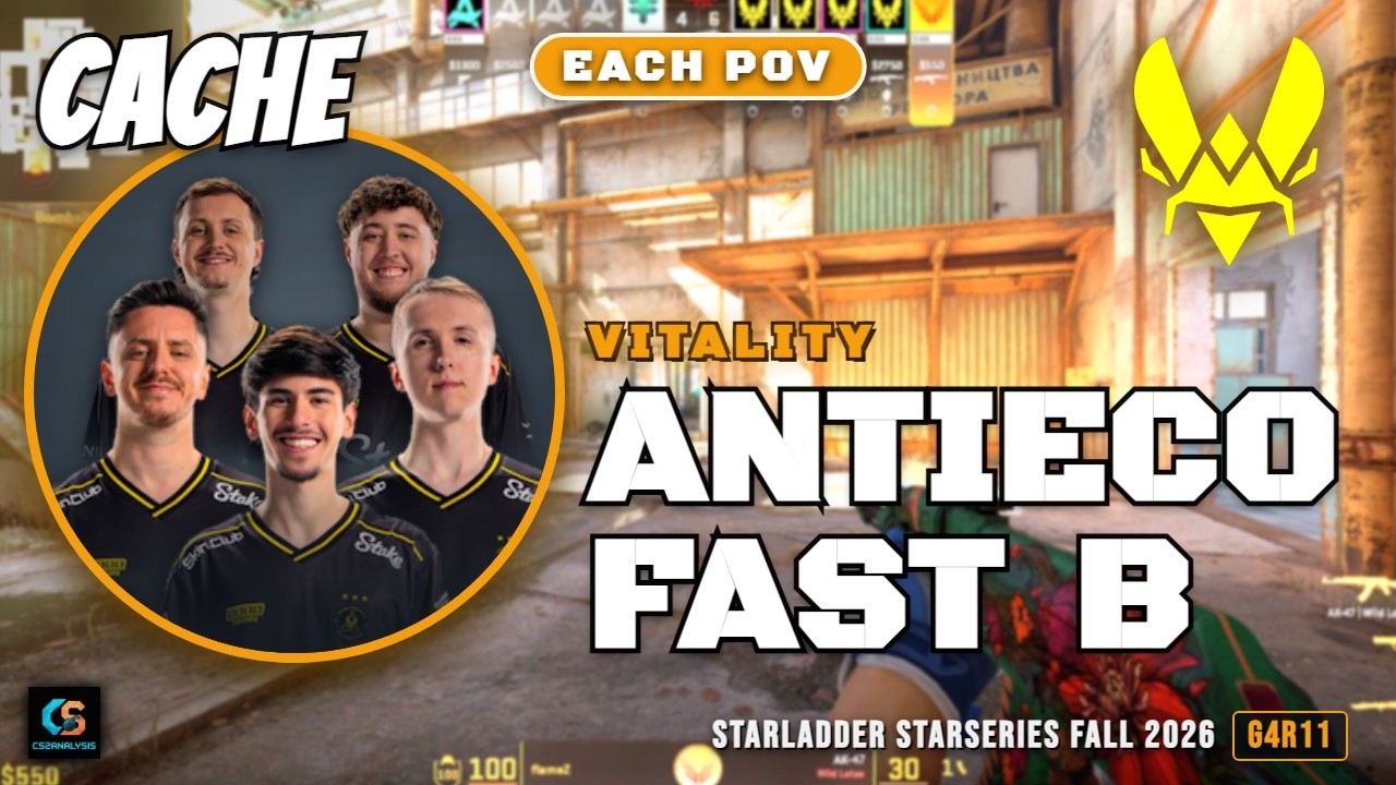 Vitality AntiEco Fast B vs Aurora - Cache - StarLadder StarSeries Fall 2026