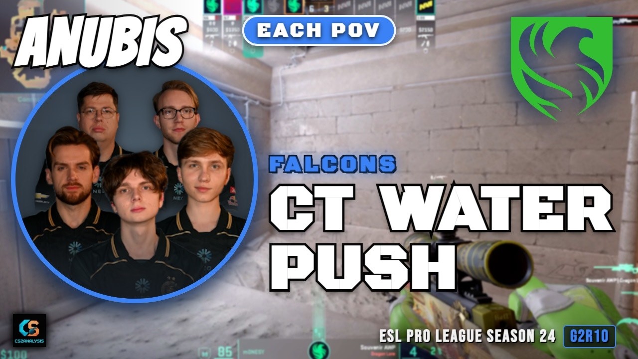 Falcons CT Water Push vs Natus Vincere - Anubis - ESL Pro League Season 24