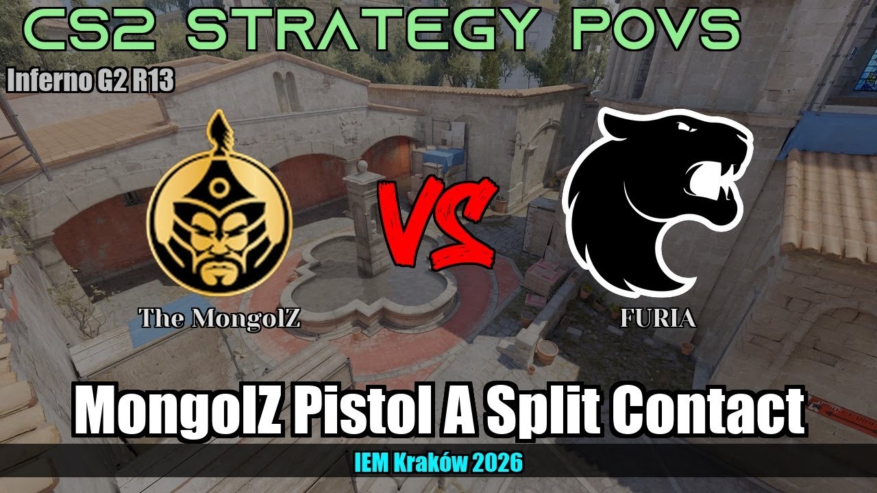 MongolZ Pistol A Split Contact vs The MongolZ - Inferno - IEM Kraków 2026