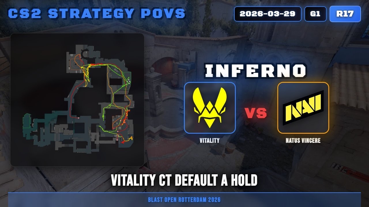 Vitality CT Default A Hold vs Natus Vincere - Inferno - BLAST Open Rotterdam 2026