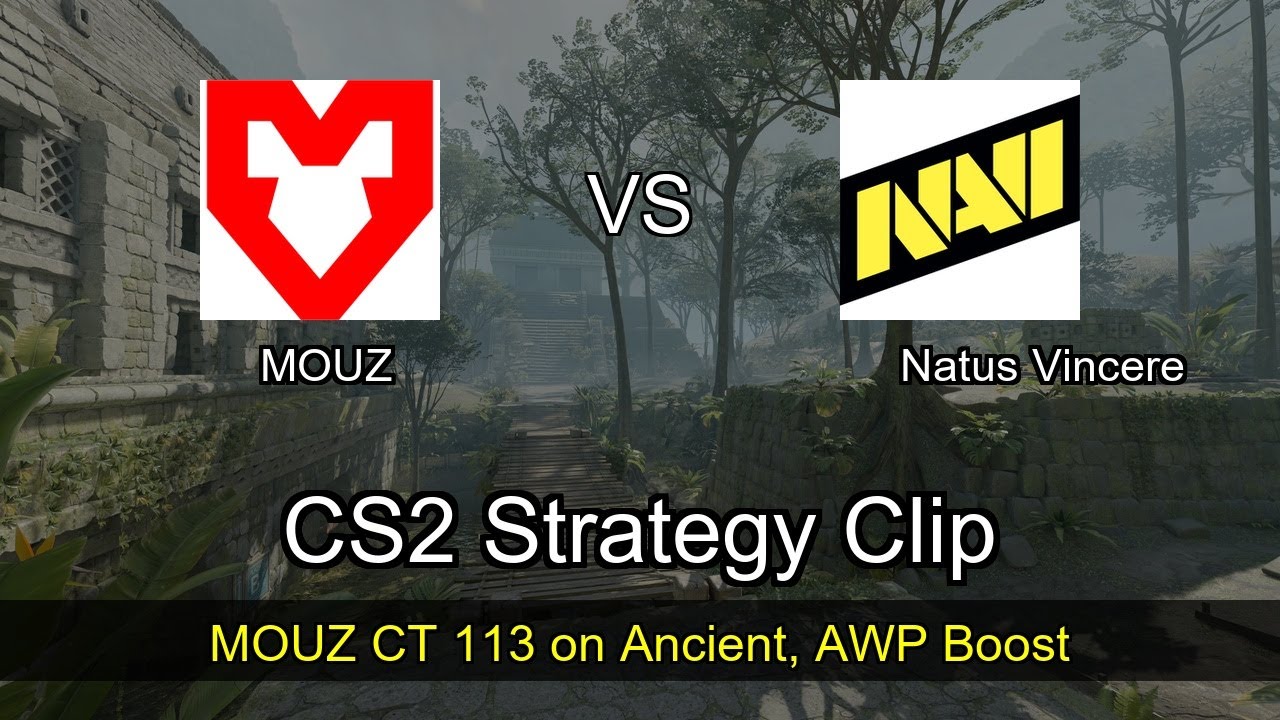MOUZ CT 113 on Ancient, AWP Boost vs Natus Vincere - Ancient - ESL Pro League Season 22