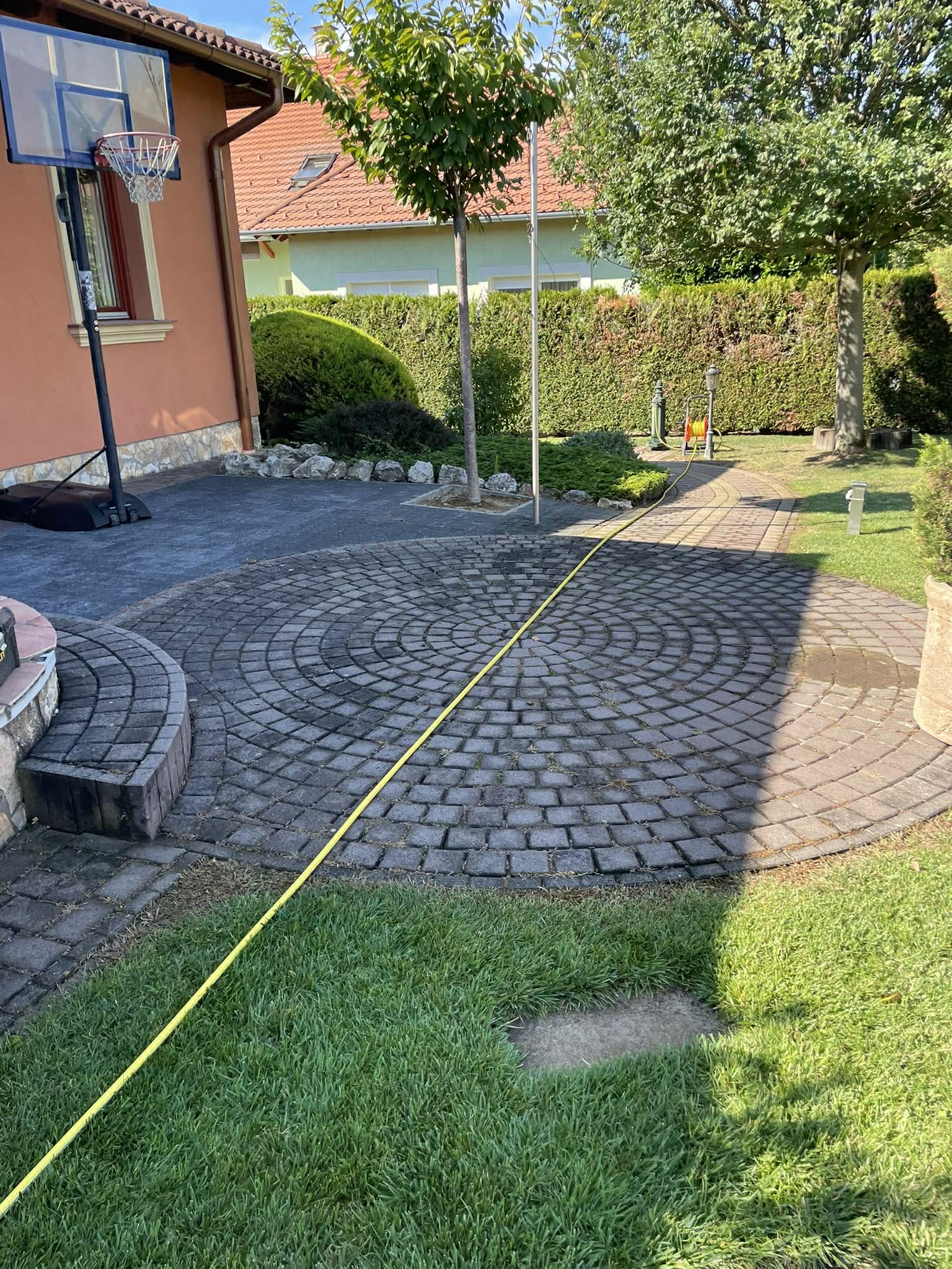 Díszburkolat tisztítás 2