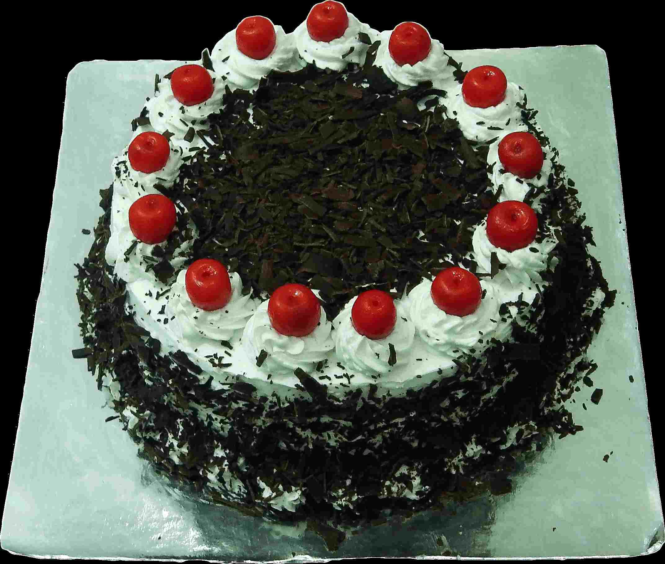 Black Forest Cake - Eggless Baking Without Oven