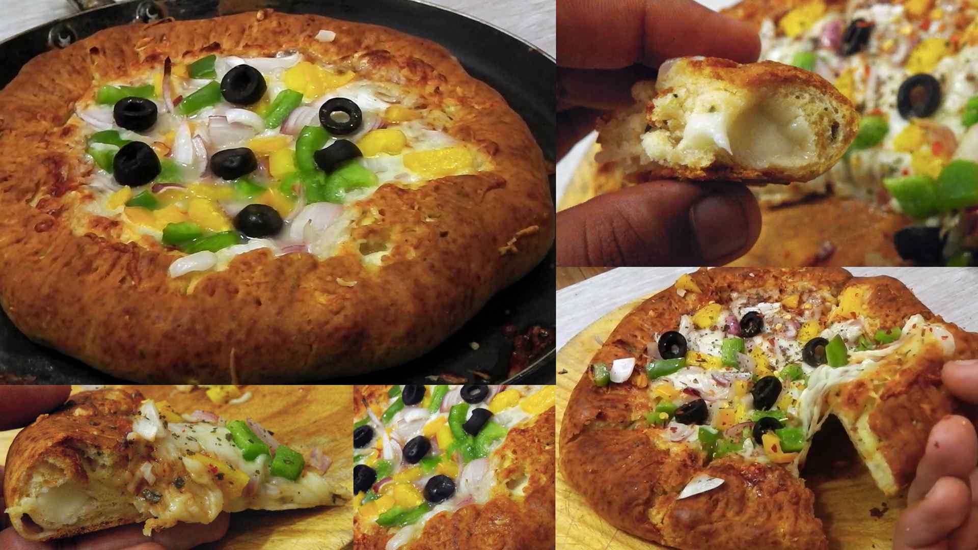 So Cheesy Veg Pizza - Stuffed Crust, Sandwiched Base, 3 Cheese, In flat 25 Mins