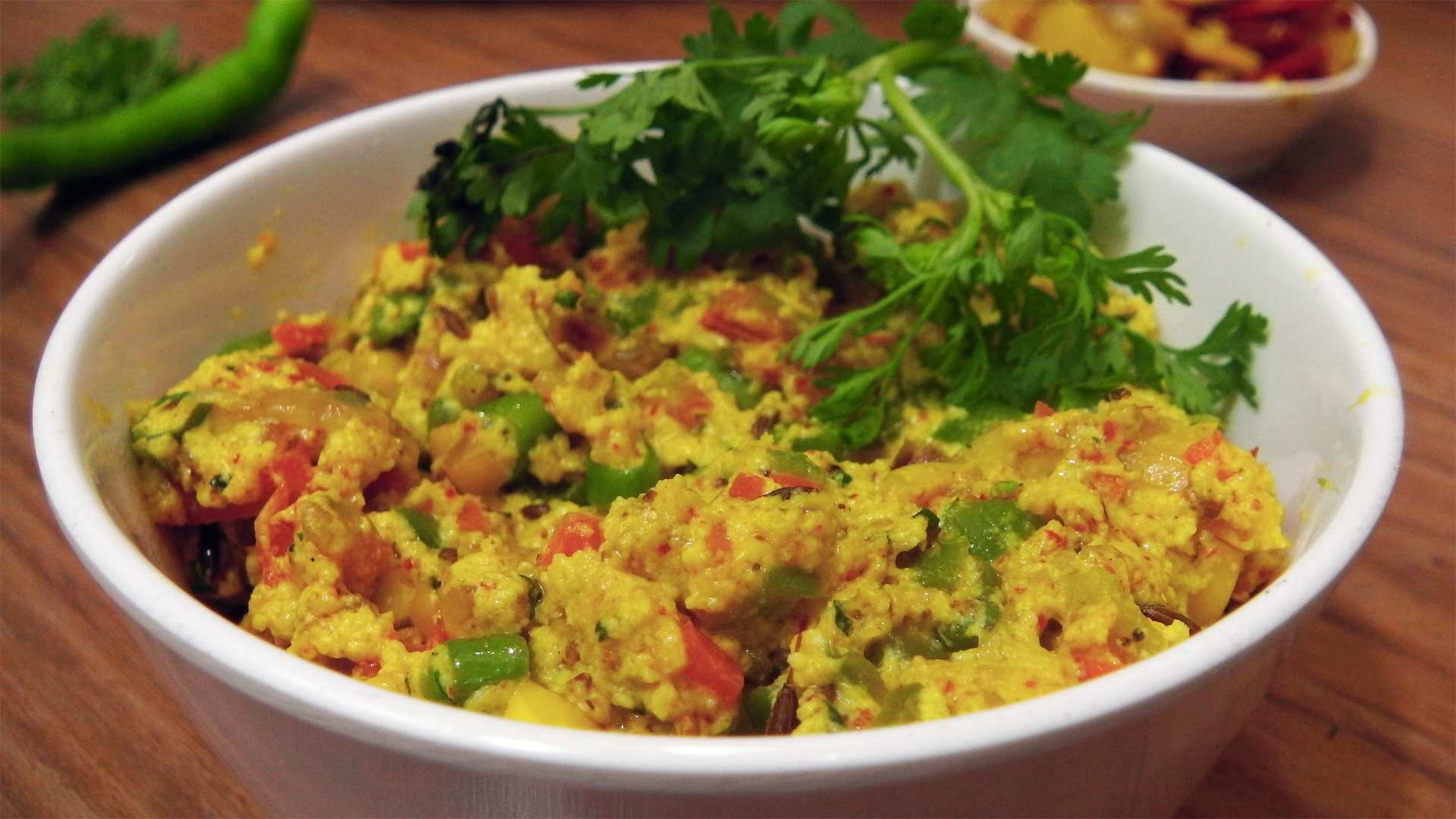 Paneer Bhurji Recipe - Indian Veg Sabzis