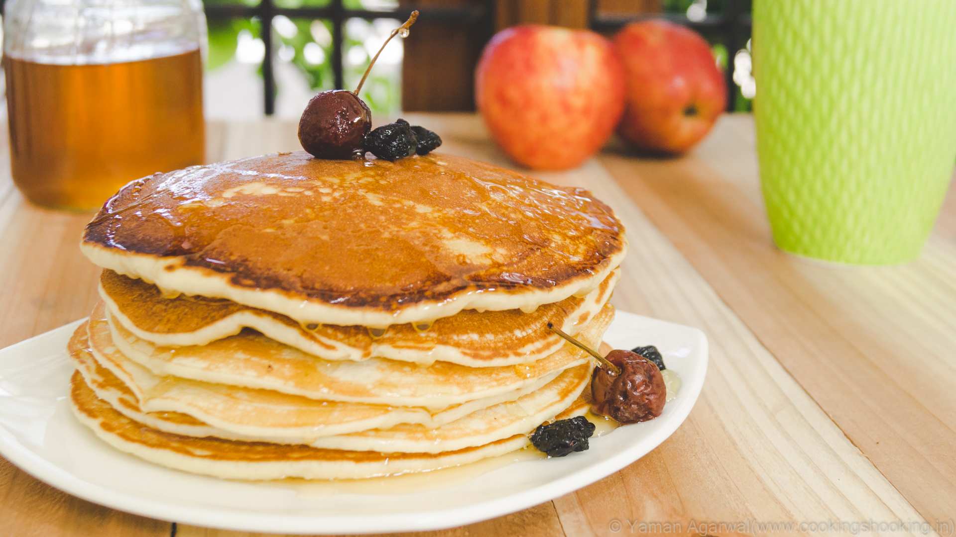 Eggless Pancakes Recipe - Stir it Up, QUICK!