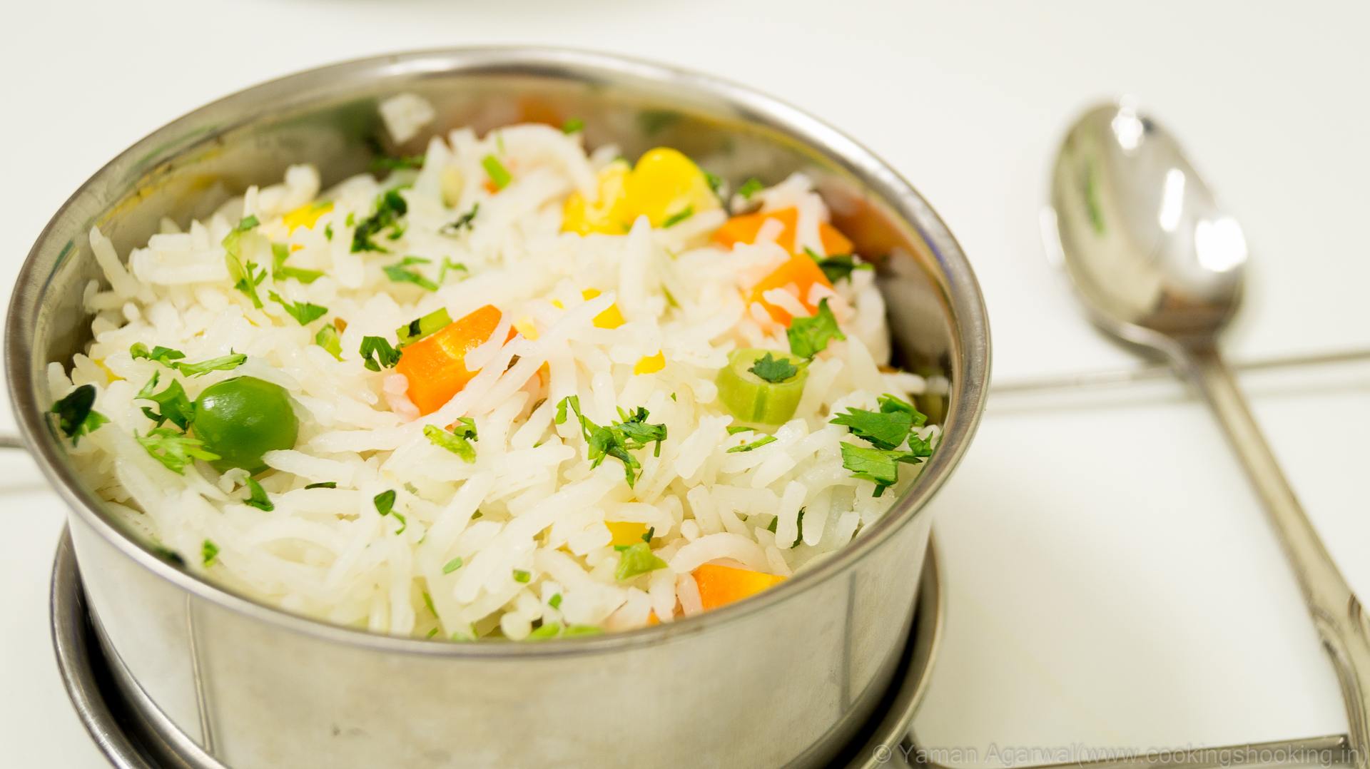 Vegetable Pulav Recipe in 15 Mins / Microwave Veg Pulao | Stir it Up, QUICK!