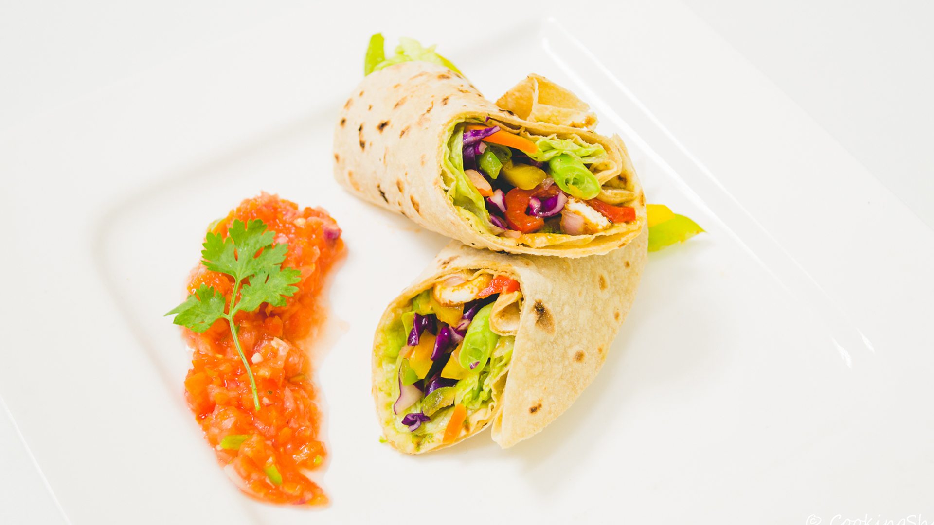 Vegetable Wrap Recipe - Using Leftover Rotis - Easy, Healthy Kids Lunch Box Recipes