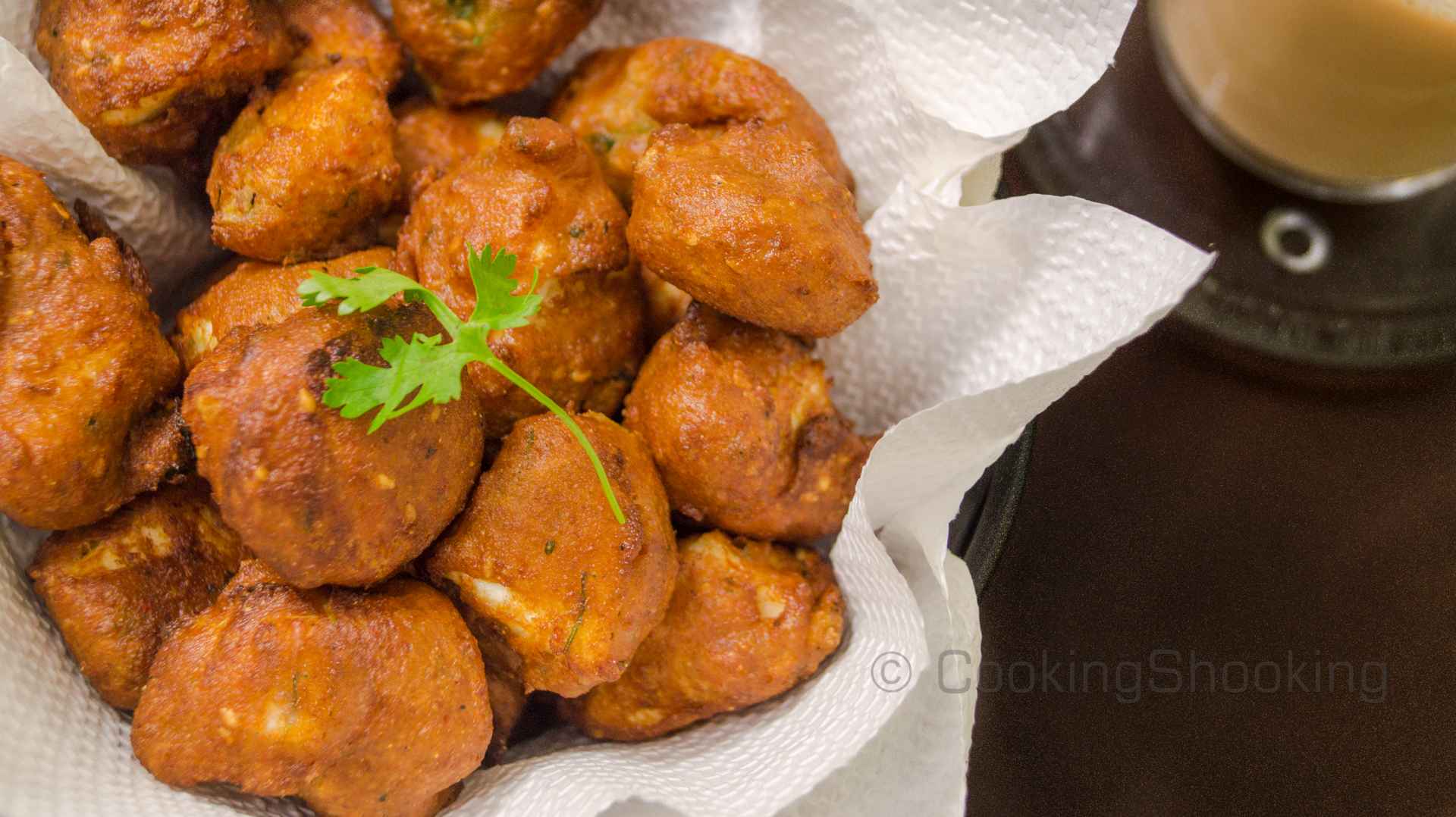 Cashew Paneer Fritters Recipe  - Easy and Unique Indo Chinese Pakodas