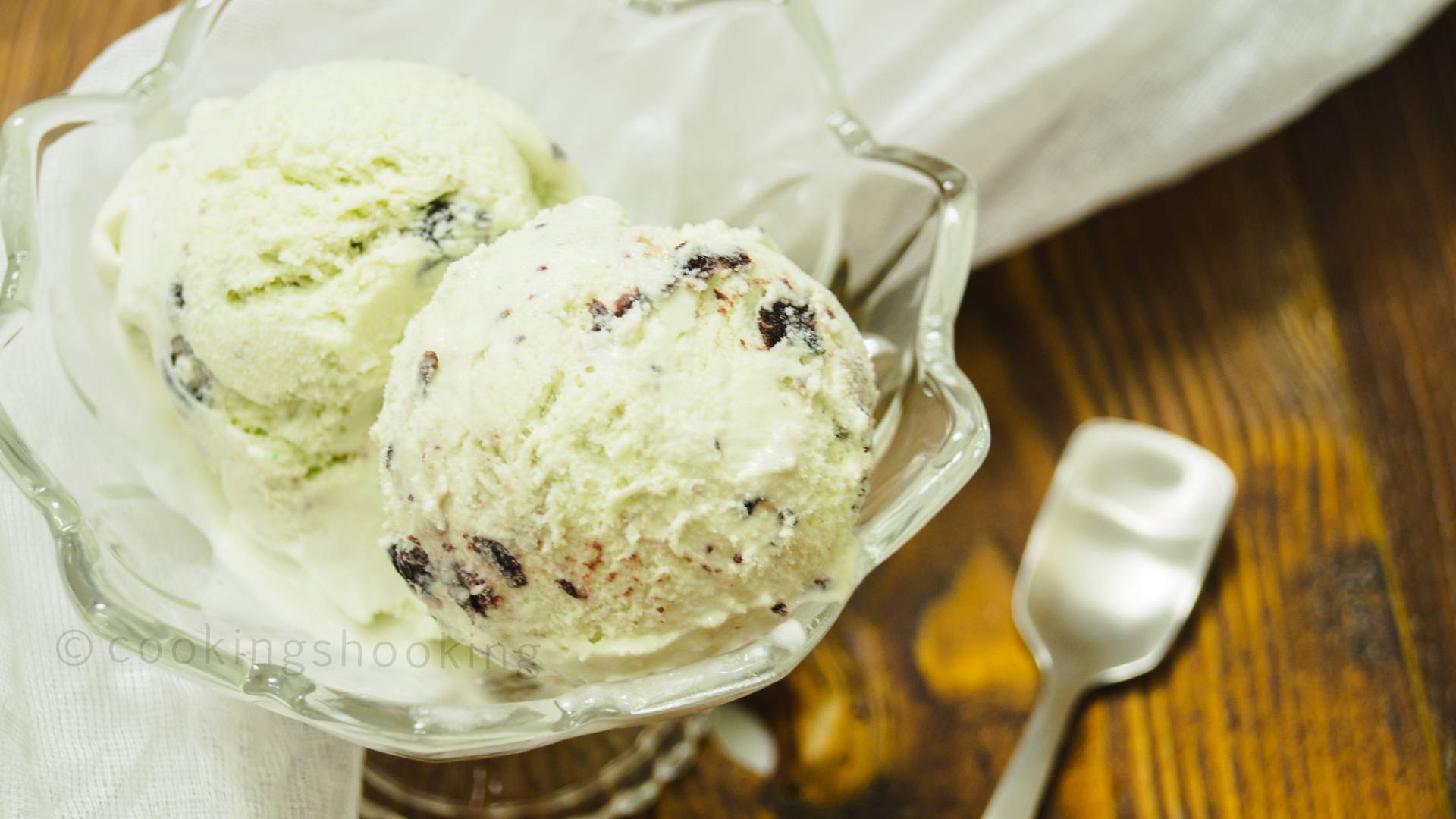Kiwi & Blueberry Ice Cream / Berrylicious Kiwi | Eggless Without Ice Cream Maker