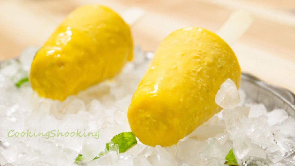 Mango Kesari Kulfi - Indian Style Frozen Dessert Recipe | Kulfiness