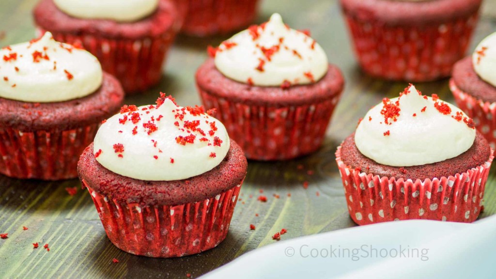 Red Velvet Cupcakes with Cream Cheese Frosting - Pillowy Soft n Moist | Eggless Baking Without Oven