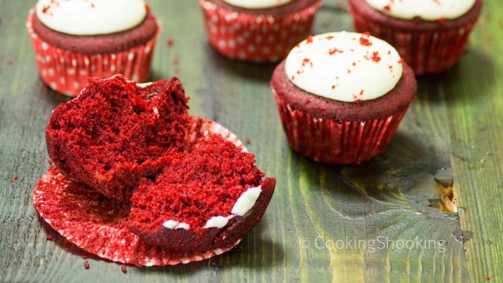 Red Velvet Cupcakes with Cream Cheese Frosting - Pillowy Soft n Moist | Eggless Baking Without Oven