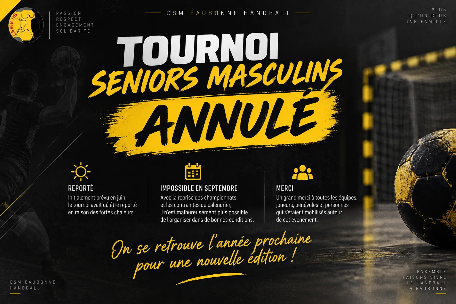 Image de couverture de l'actualité Tournoi Seniors Masculins - Annulé