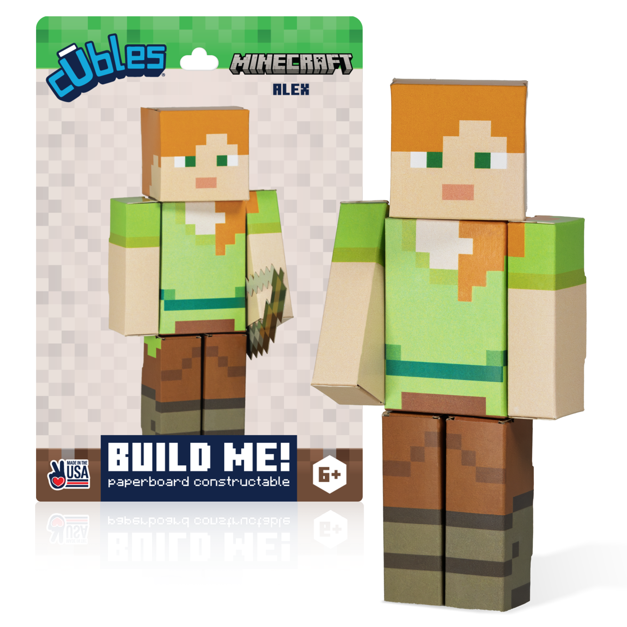 Minecraft Alex CUBLES buildable figure product shot