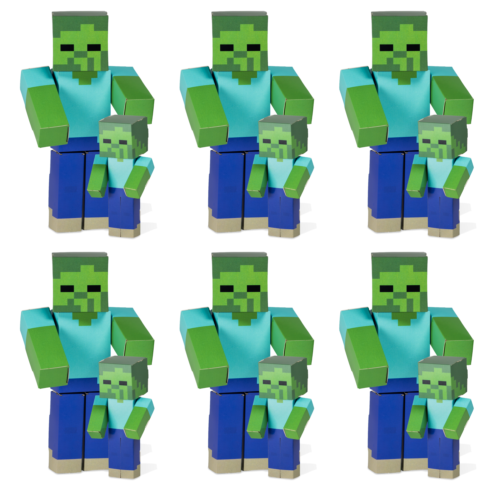 CUBLES Minecraft | Zombie Party Pack