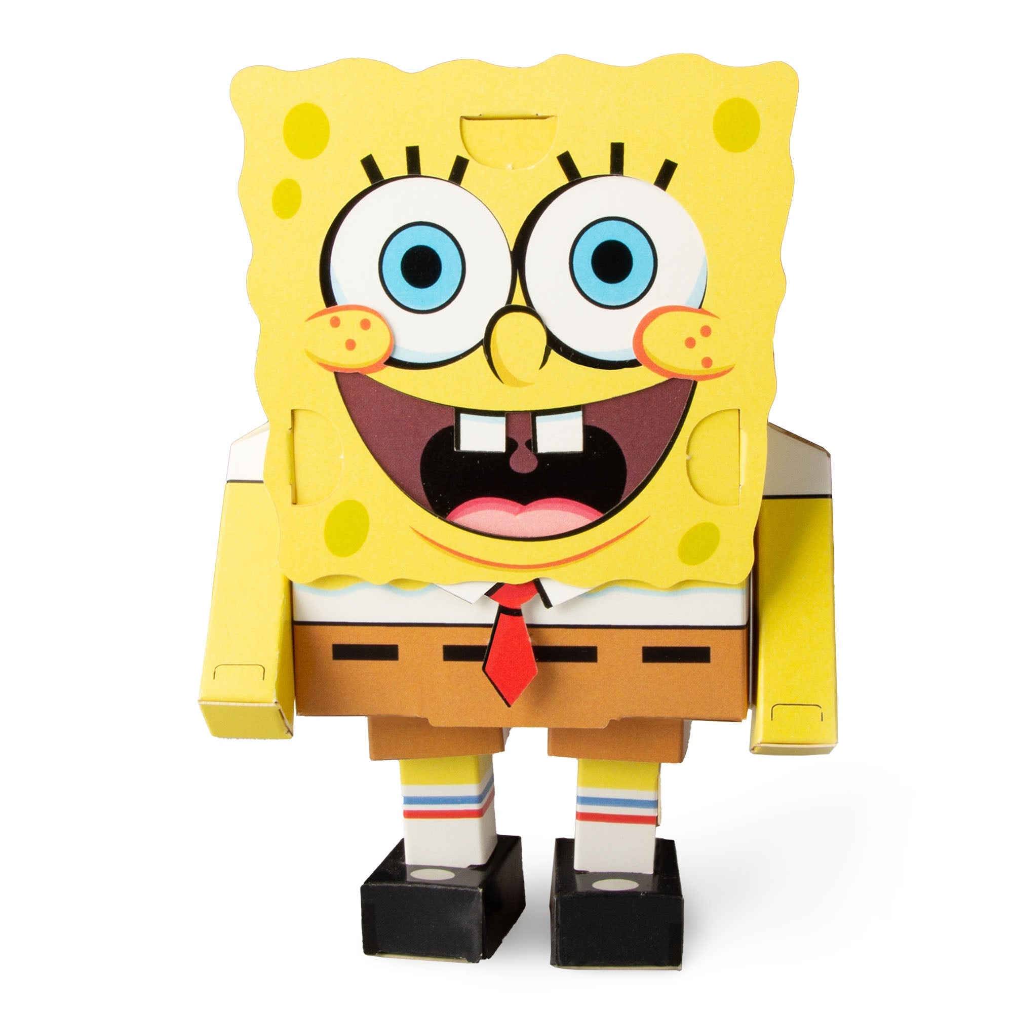 SpongeBob SquarePants CUBLES paperboard character fully assembled and posed