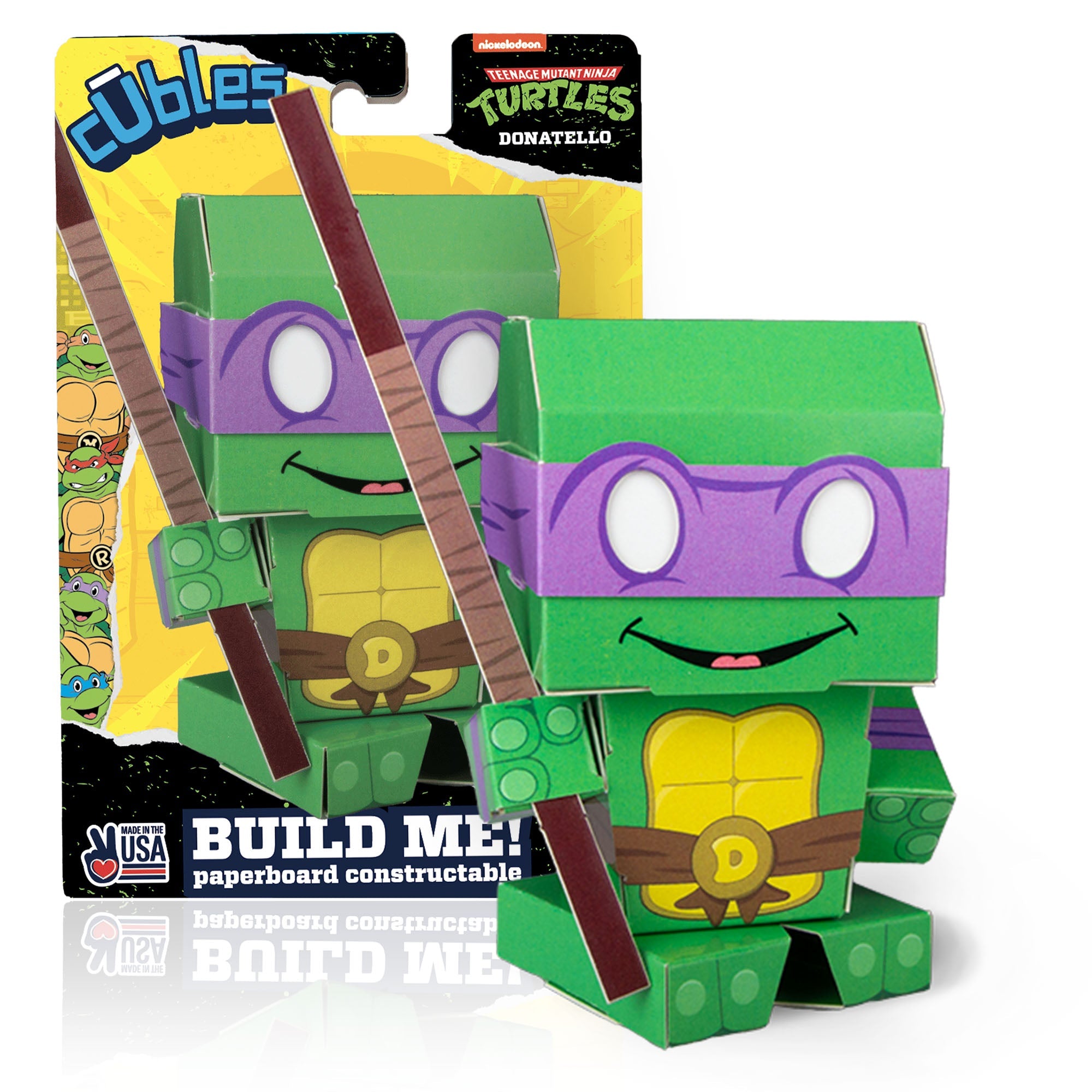 TMNT | Donatello Cuble CUBLES buildable figure product shot