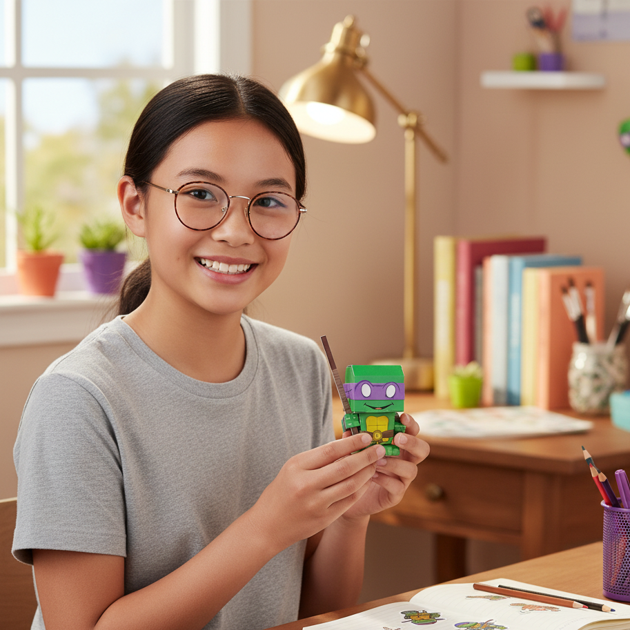 TMNT | Donatello Cuble CUBLES product packaging flat-pack design