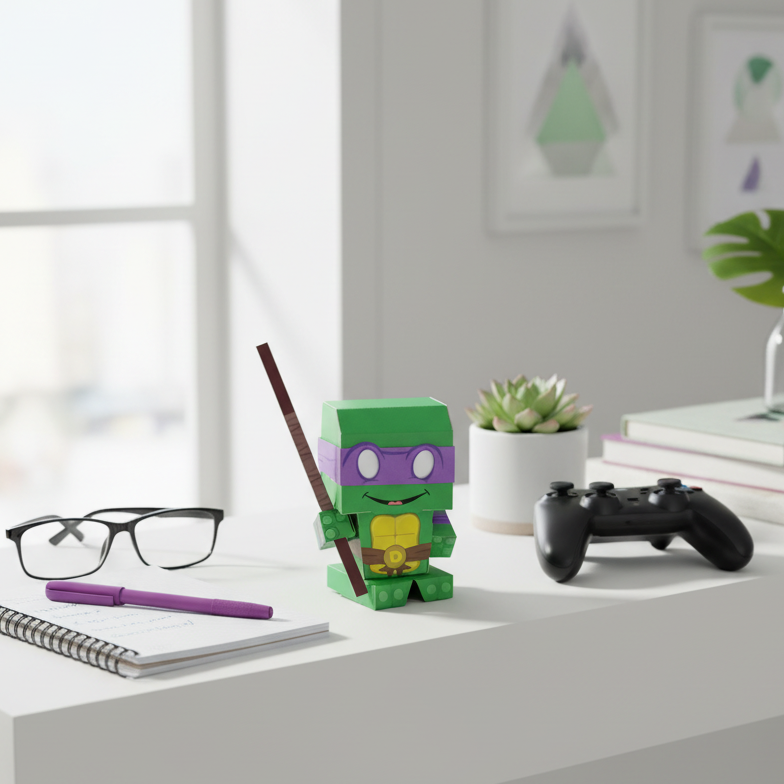 TMNT | Donatello Cuble CUBLES character in action activity shot