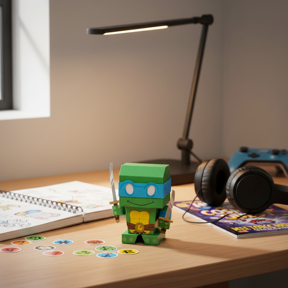 TMNT | Leonardo Cuble CUBLES character in action activity shot