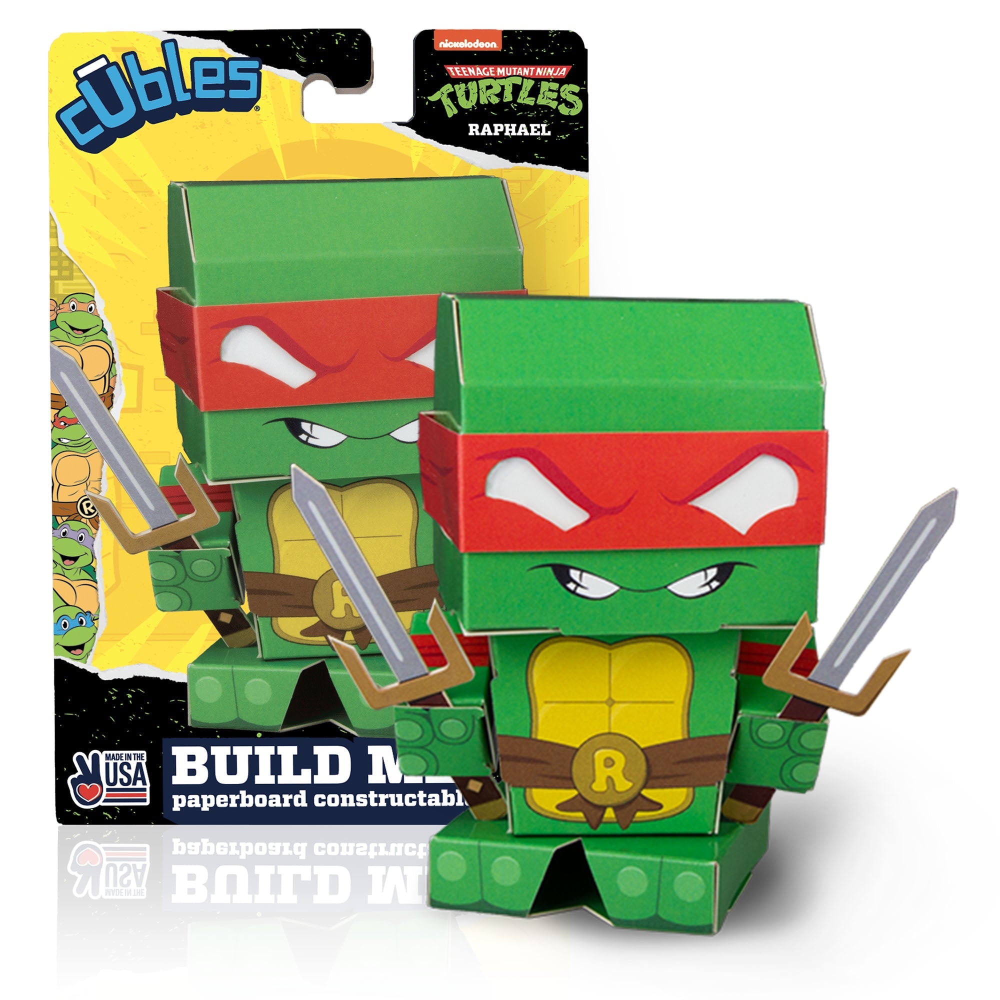 TMNT | Raphael Cuble CUBLES buildable figure product shot