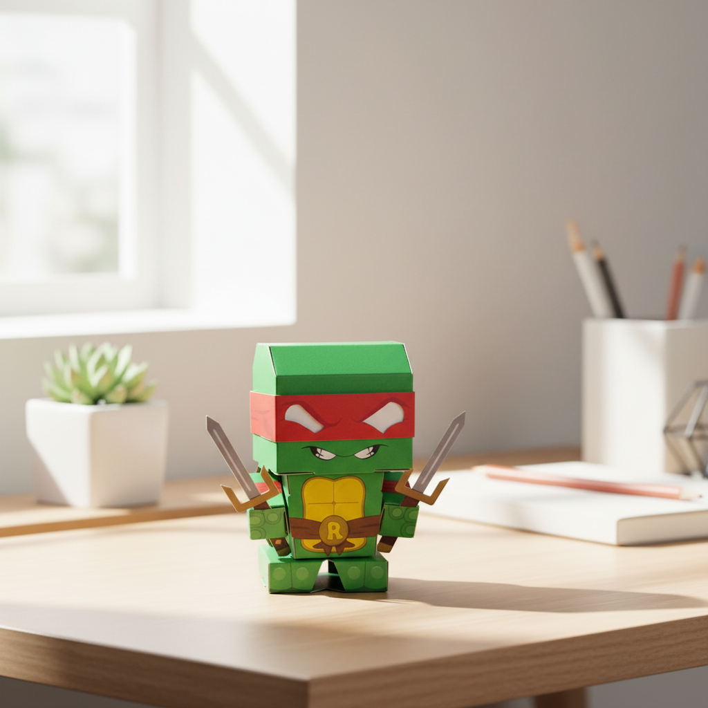 TMNT | Raphael Cuble CUBLES character in action activity shot