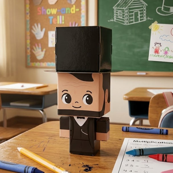 Abraham Lincoln Cubles Minis – Classroom 25-Pack Thinking Nation