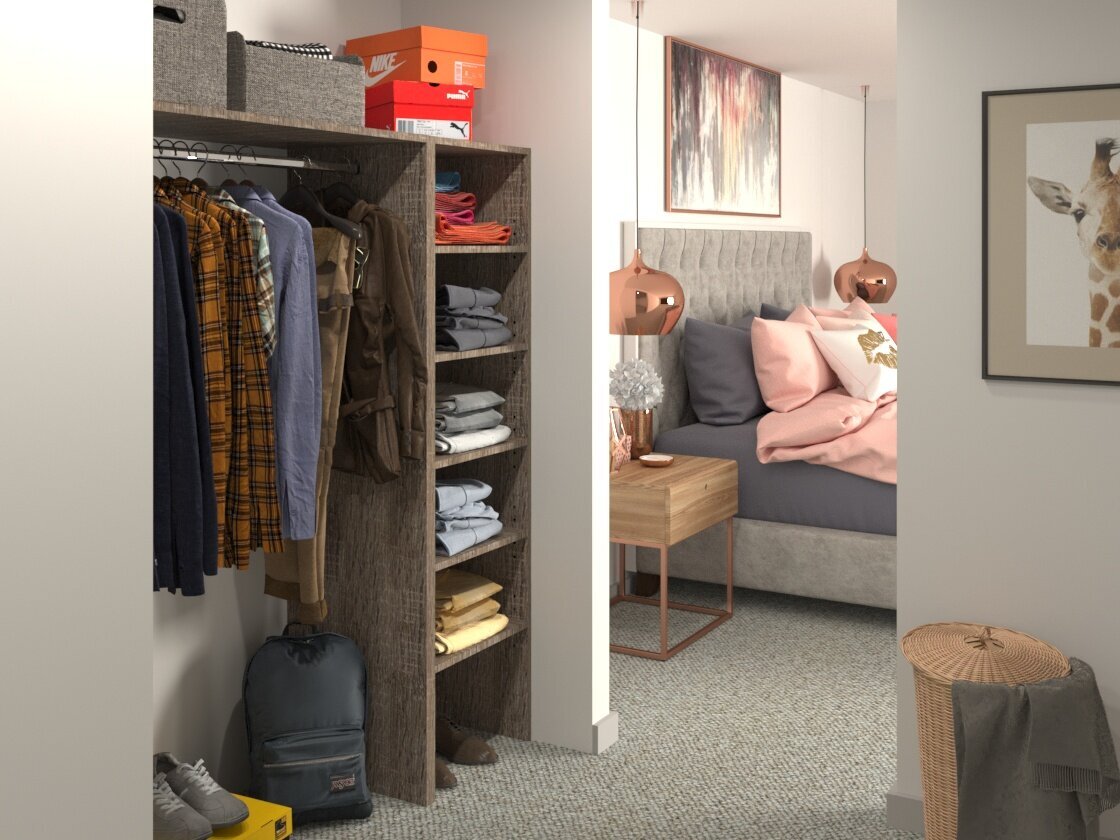 Built-in Robes Edinburgh Design - Modern wardrobe with sliding doors