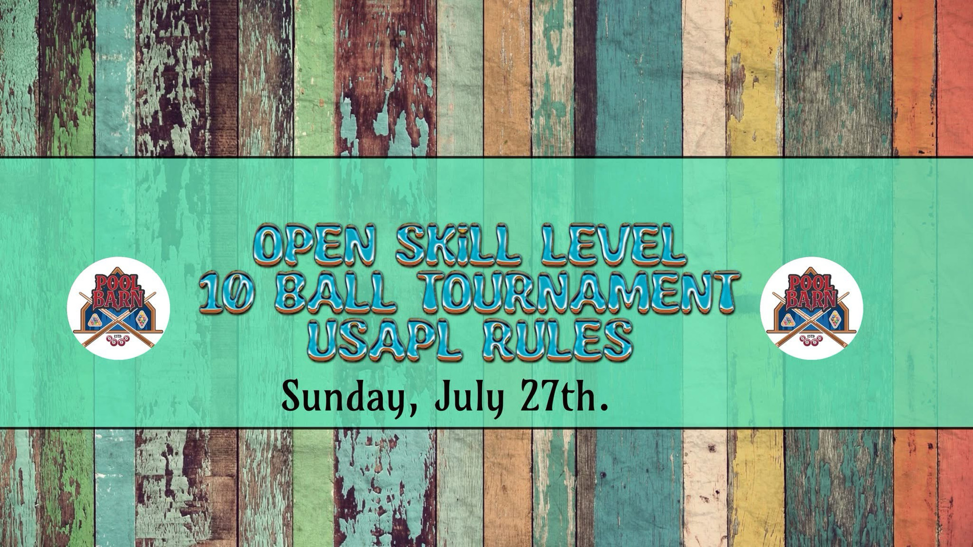 10 Ball Open flyer