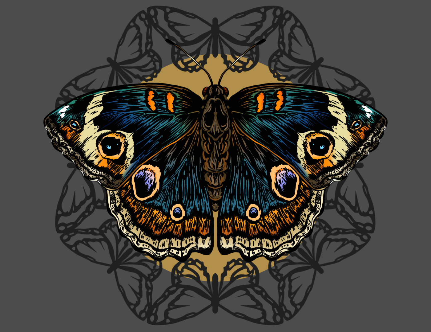 Artful Preservation: Common Buckeye