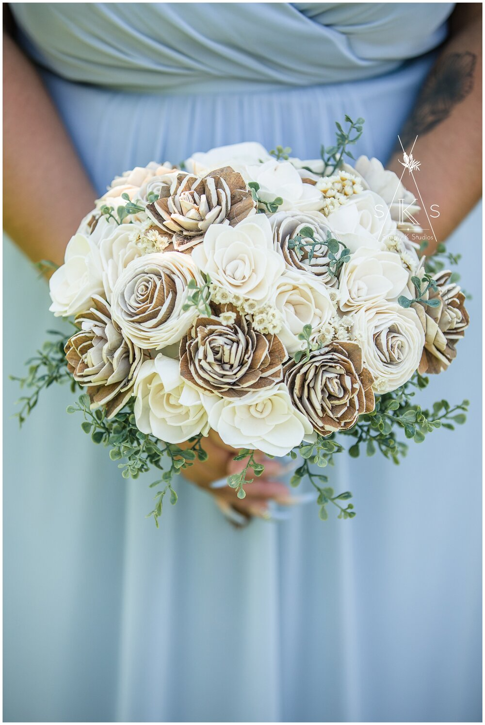 Rustic Wood Flower Bouquet
